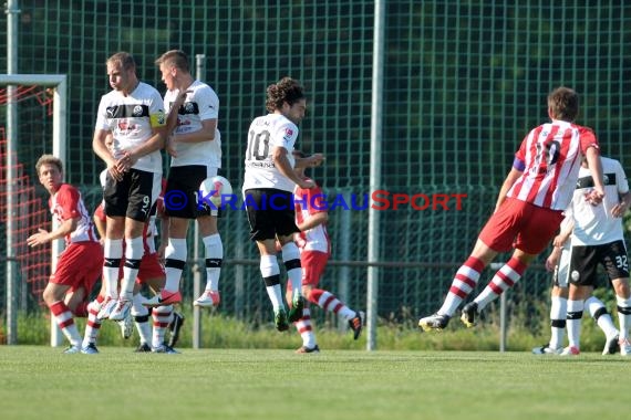 Testspiel SV Spielberg - SV Sandhausen im Talberg-Stadion (© Kraichgausport / Loerz)